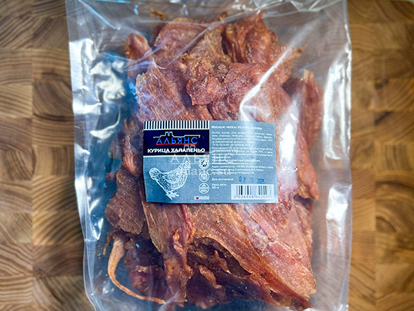 Мясо (АЛЬЯНС) вяленое курица 500гр "С халапеньо" в Архангельске