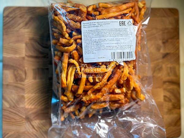 Нитка ЖАРЕНАЯ  Oktobersnack1 кг (сырный продукт) в Архангельске