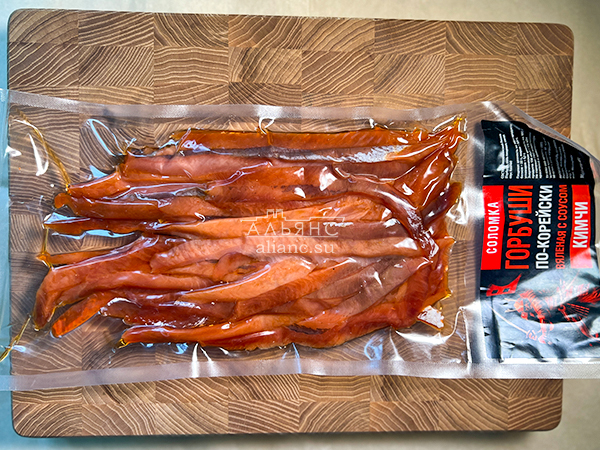 Горбуша соломка по-корейски в Архангельске