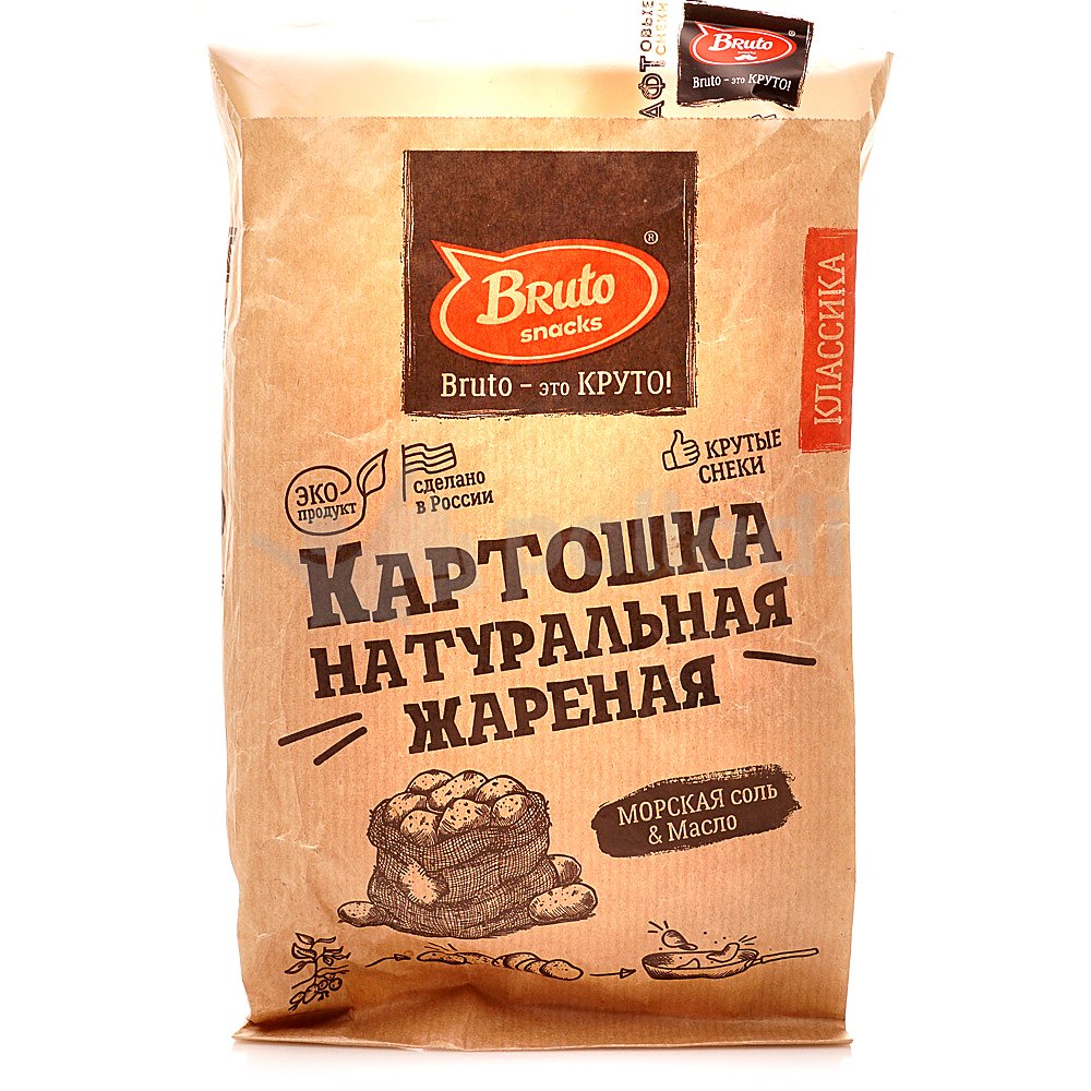 Картофель «Бруто» с солью 70 гр. в Архангельске