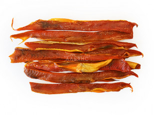 Пелядь вяленая крупная потрошеная: Горбуша теша (брюшки) холодного копчения