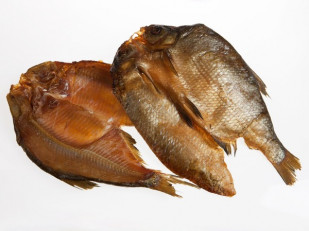 Корюшка с икрой вяленая ГОСТ (крупная): Карась холодного копчения